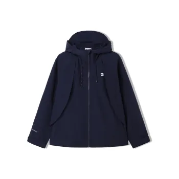 Elle Active Jackets Coats Women's Navy Blue