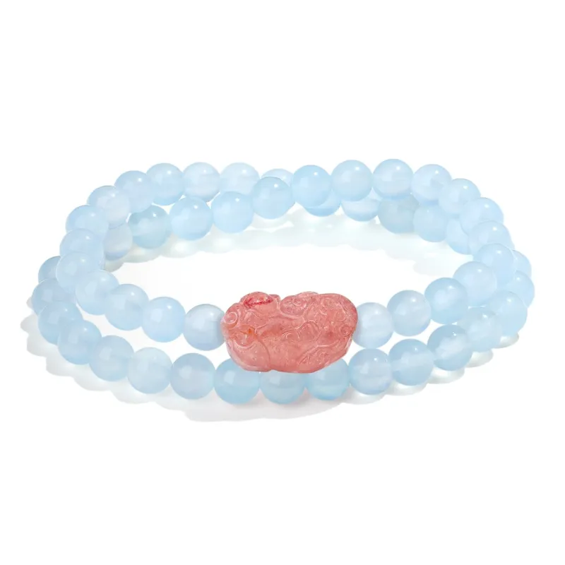 ZKY Chalcedony Bracelets Unisex-5