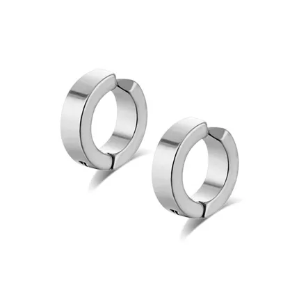 BLANK IN BLANK Stainless Steel Clip On Earrings Unisex-5