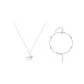 Bracelet Necklace Combination[Sterling Silver 999]