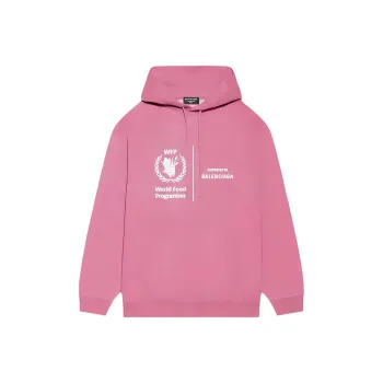Balenciaga Sweatshirt Loose Fit Style Women's Pink