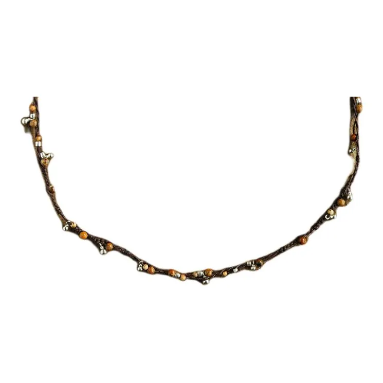 SALE E PEPE 925 Sterling Silver Necklaces Unisex Black-0