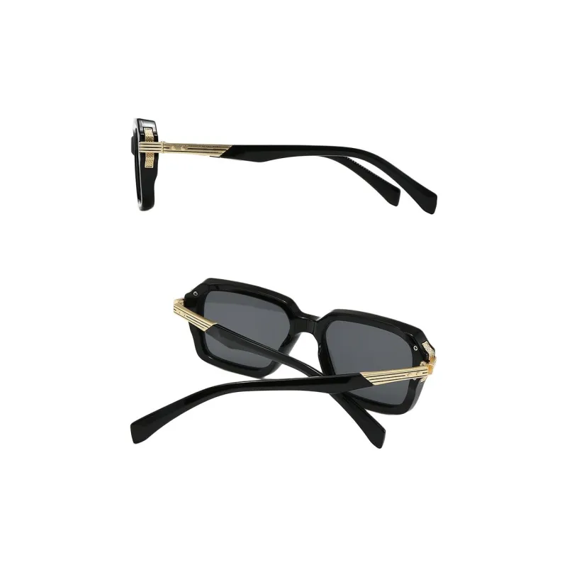 JEANSWEST Metal Square Sunglasses Unisex-14