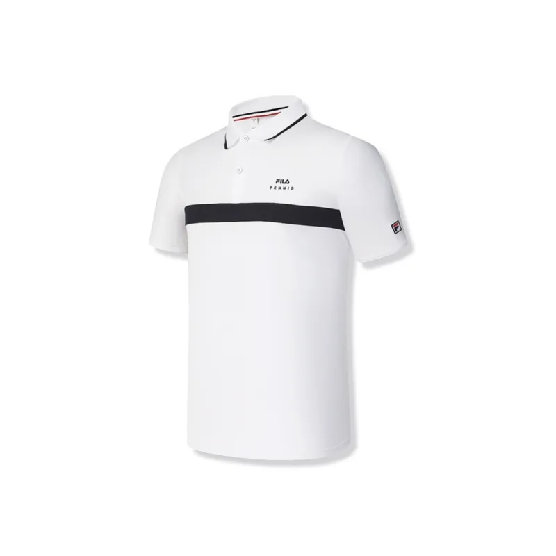 FILA Athletics Tennis Polo Shirt Men's Jade White WT-1