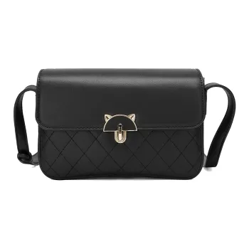 MEXICAN PU Small Square Bag, Crossbody Bag, Shoulder Bag Small Size Women's Black/Coffee
