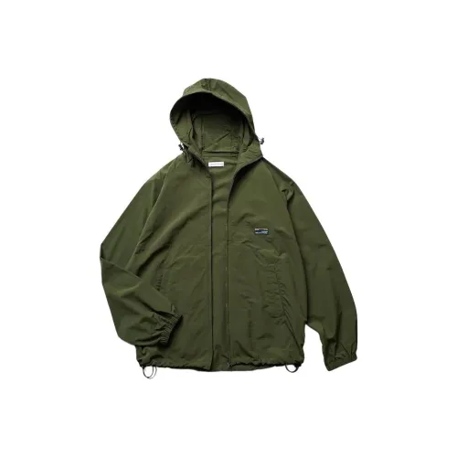 FREAK'S STORE Jackets & Coats Men's Olive Green