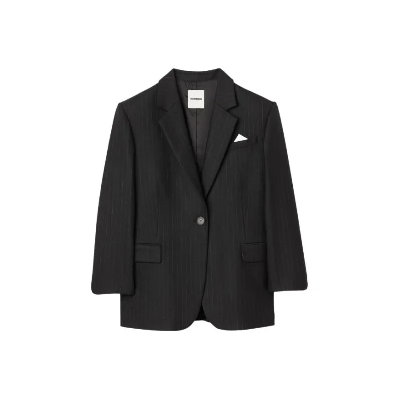 Sandro Zana Double-breasted Blazer-0