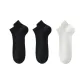 [3 Pack/Mesh Breathable]2 Pack Black+1 Pair White
