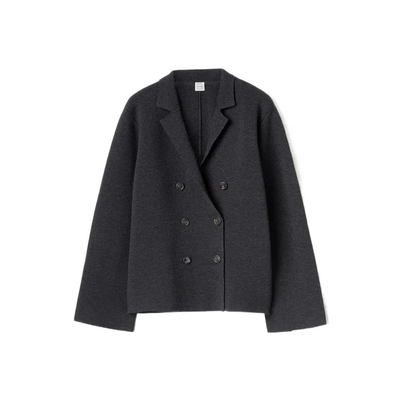 TOTEME Single breasted Houndstooth Blazer-0