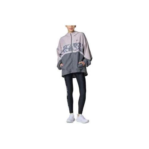 Under Armour Woven Collection SS25 MESH LINER Jacket Women's Gray