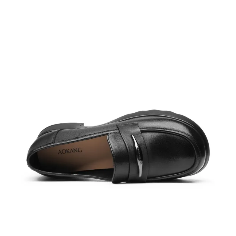 AOKANG Loafers Women's Black/Ecru-3