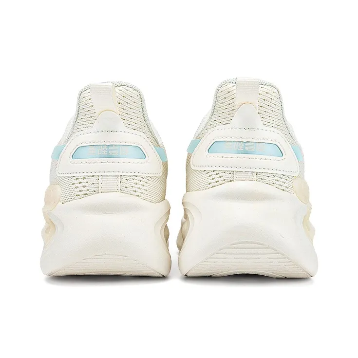 361° Cushioning, Breathable, Lightweight Low Top Casual Running Shoes Women's Feather White Sheer Blue-4