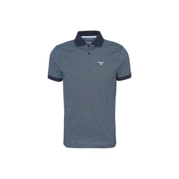 BARBOUR Polo Shirt Men's Marine Blue