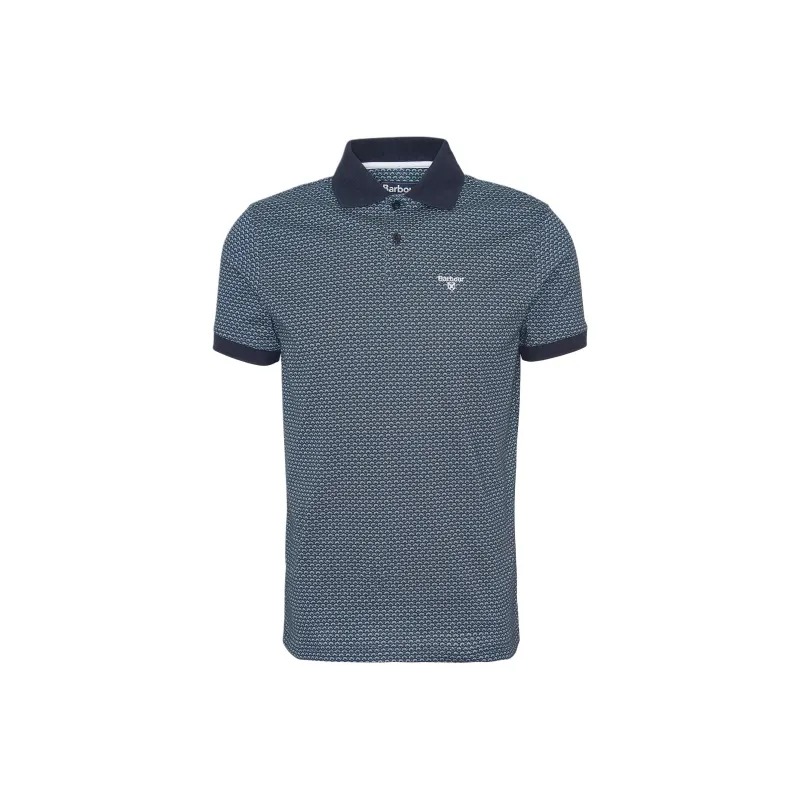 BARBOUR Polo Shirt Men's Marine Blue-0
