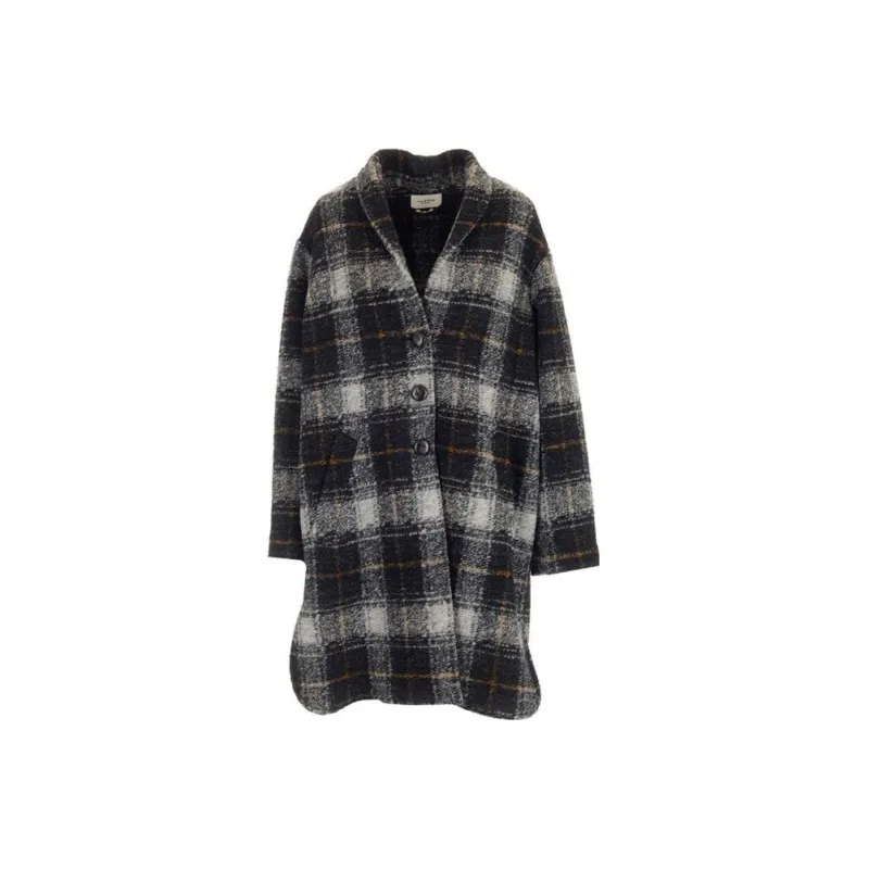 ISABEL MARANT ETOILE Coats Women's Coal Gray-0