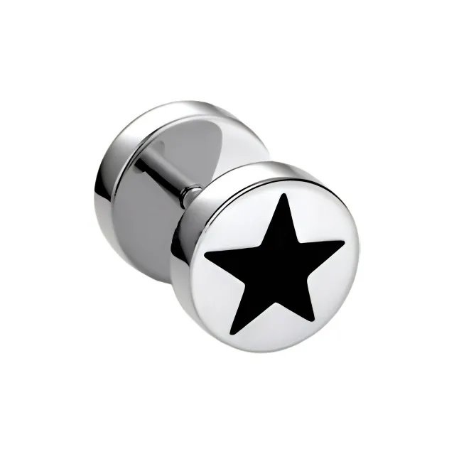 Universe Search Titanium Steel Stud Earrings Women's-0
