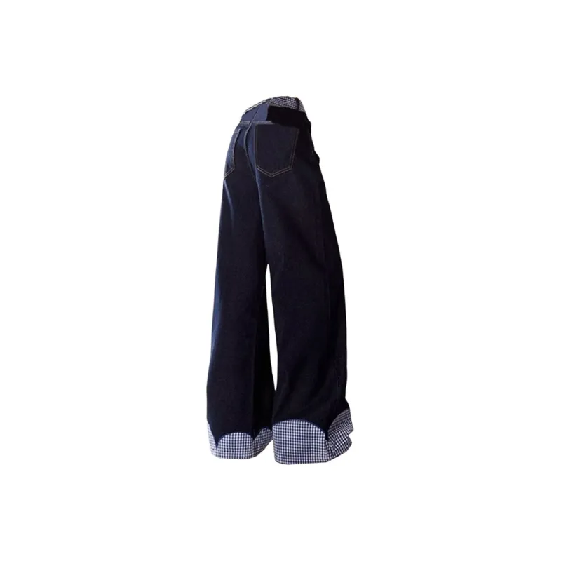 GUOZHEN Jeans Women's Blue-1