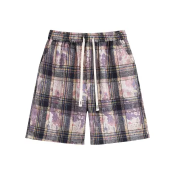 KIRHNE Casual Shorts Unisex Starclear Green