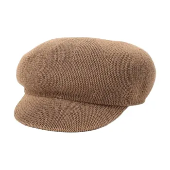 Beams Rayon, Polyester, Cotton Recycled Fiber Berets Kids' Brown
