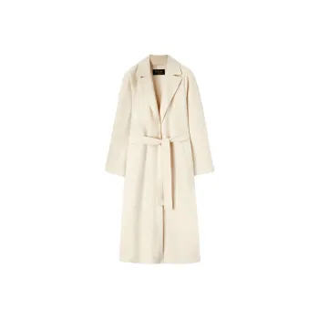 Loro Piana Coats Women's Ecru