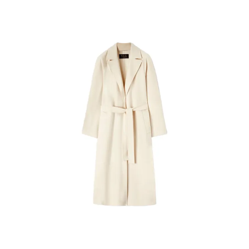 Loro Piana Coats Women's Ecru-0