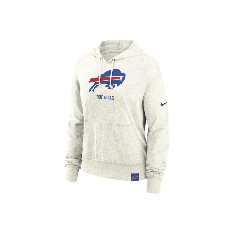Nike Buffalo Bills Gym Vintage Women's Nike Nfl Pullover Hoodie-0