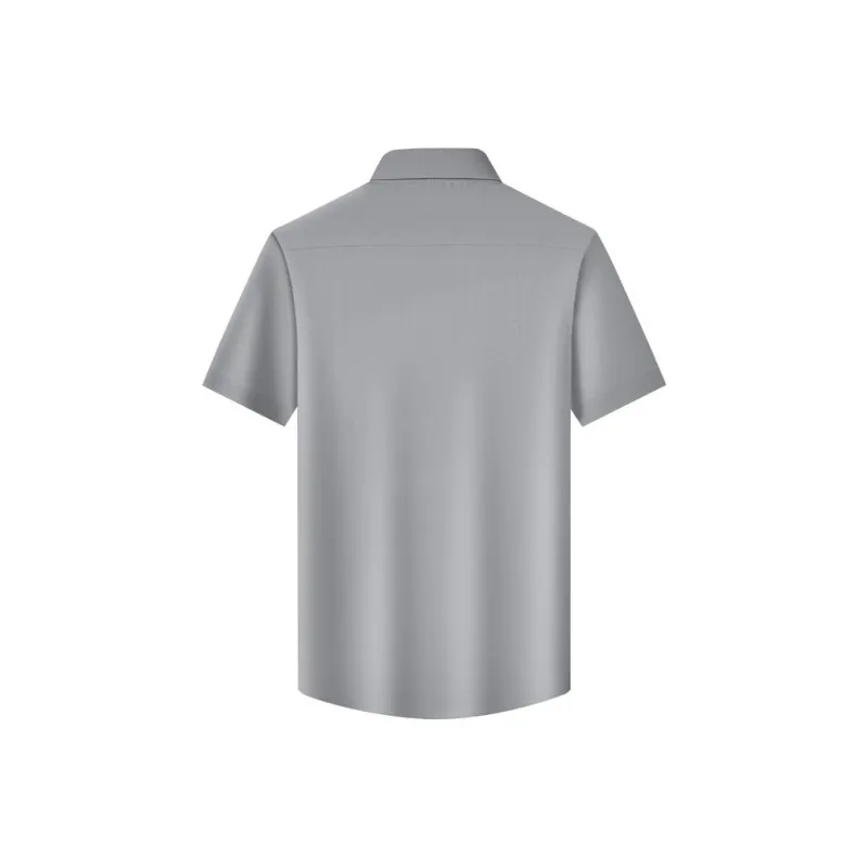 FIRS Shirts Men Gray Twill-1