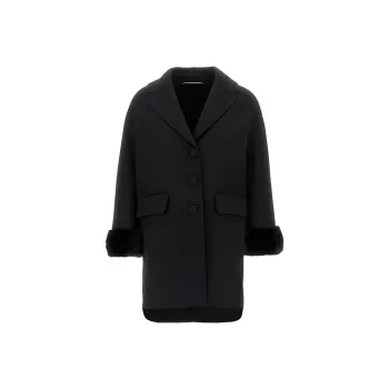 ERMANNO SCERVINO Coats Women's Black
