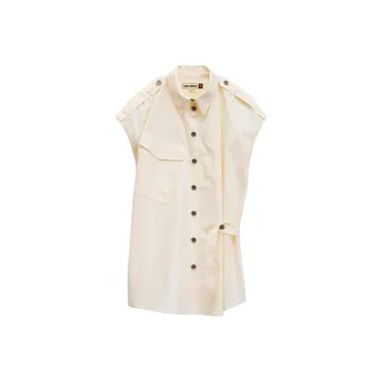 ZARA Shirt Women's Frosted White