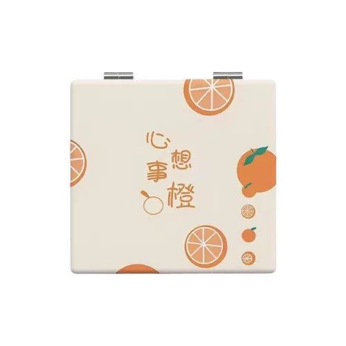 JIXUAN Portable And Foldable Make Up Mirrors Double Sided Compact Makeup Mirror For On The Go Use