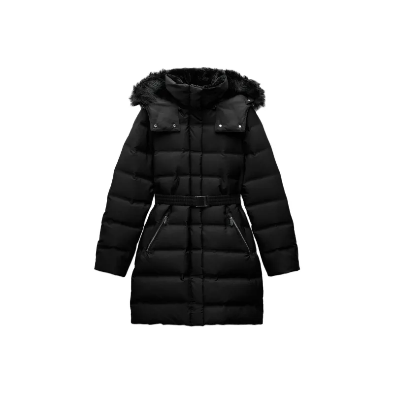 ZARA Down Jackets Women's Black-0