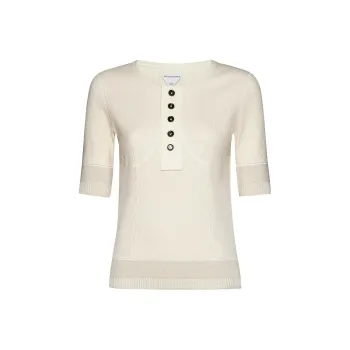 Bottega Veneta Slim Fit Ribbed Knit Top
