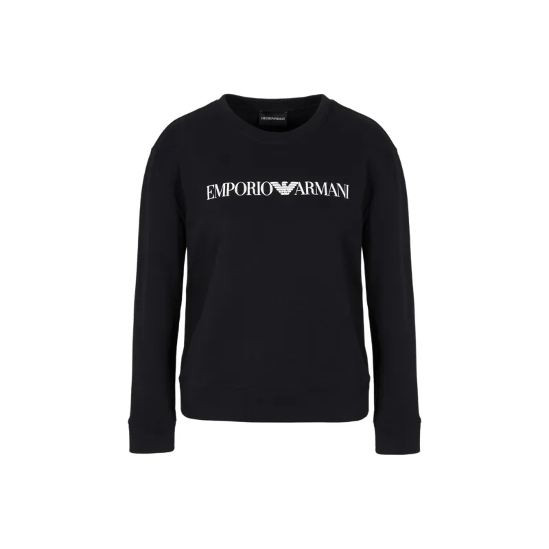EMPORIO ARMANI Asv Organic Jersey Sweatshirt With Logo-0