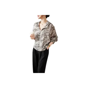 Yi Mengyuan Silk Jackets & Coats Women's Coconut Tree Flower