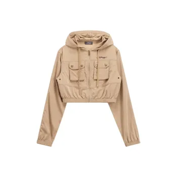 Ed Hardy SS25 Jackets & Coats Women's Camel