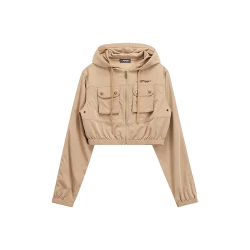 Ed Hardy SS25 Jackets & Coats Women's Camel