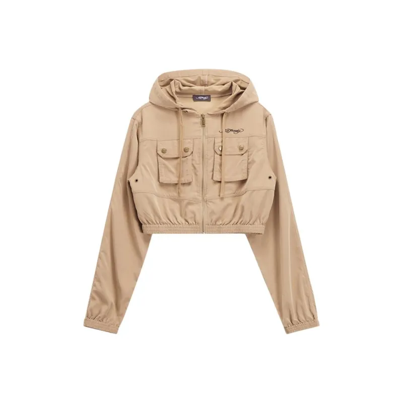 Ed Hardy SS25 Jackets & Coats Women's Camel-0