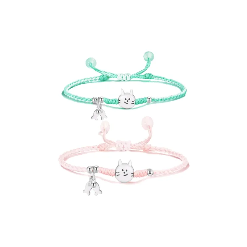 Blooming Petals Alloy Rope Bracelets Unisex-4