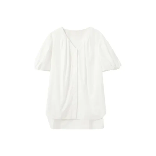 3COLOUR 100% Cotton Shirt Women's Ecru