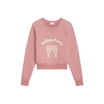 CELINE Arc De Triomphe Sweatshirt In Cotton Fleece