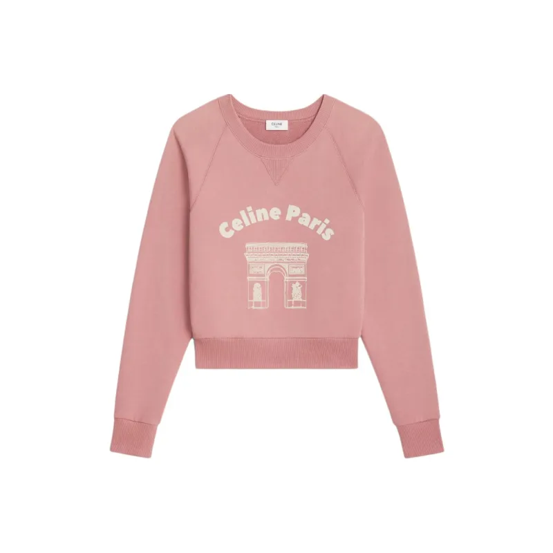CELINE Arc De Triomphe Sweatshirt In Cotton Fleece-0