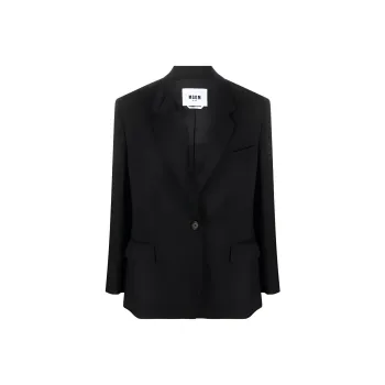 MSGM Notched lapels Single breasted Blazer