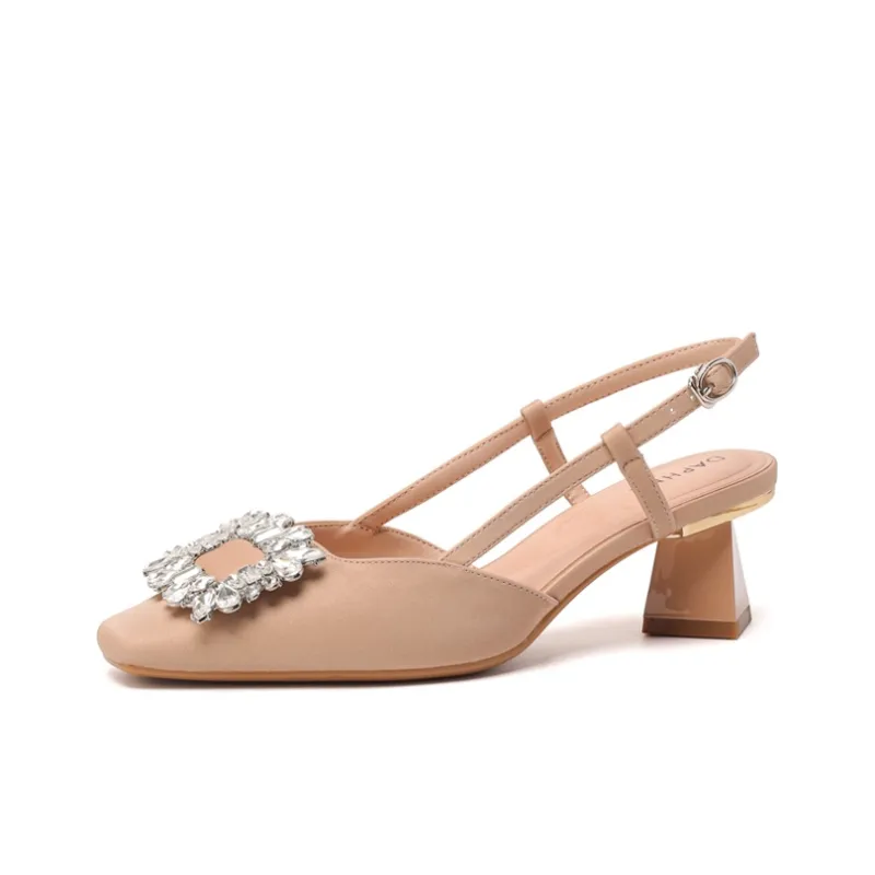 DAPHNE High Heels Women's Black/Pink/Apricot-10