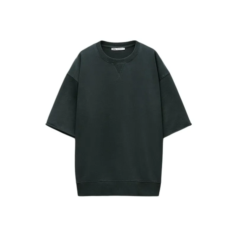 ZARA Sweatshirt Women's Dark Gray-0