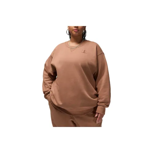 JORDAN Flight Fleece Women's Crew Neck Sweatshirt Plus Size
