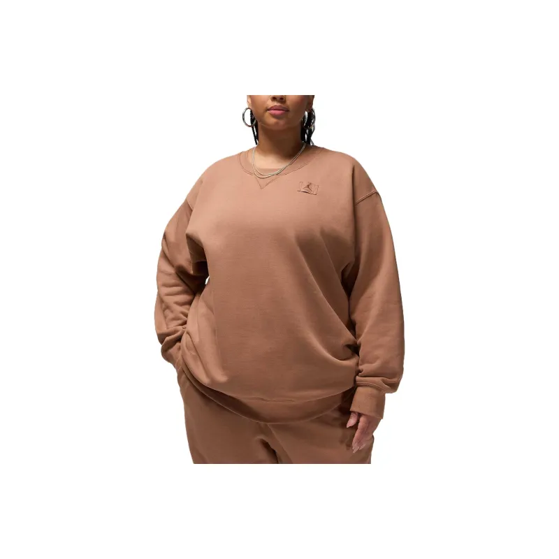 Jordan Flight Fleece Women's Crew Neck Sweatshirt Plus Size-0