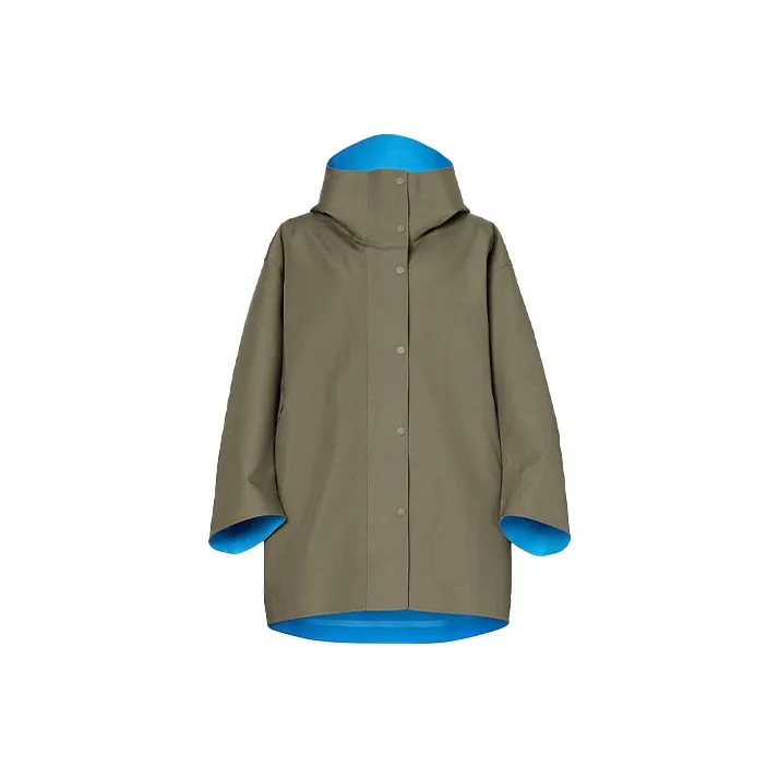 UNIQLO X Marni Women's Block Teck Half Coat Olive-0