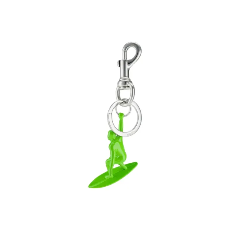 GUCCI Metal Bag Charm Bag Accessory Men's Bright Green-2