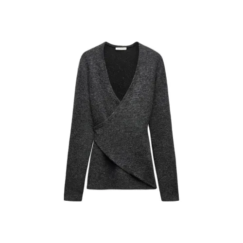 ZARA Knitwear Women's Zebra Print Gray