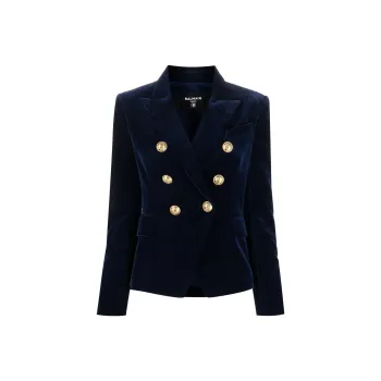 BALMAIN Business Suits Women's Blue